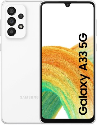 SAMSUNG Galaxy A33 (Awesome White, 128 GB)(6 GB RAM)