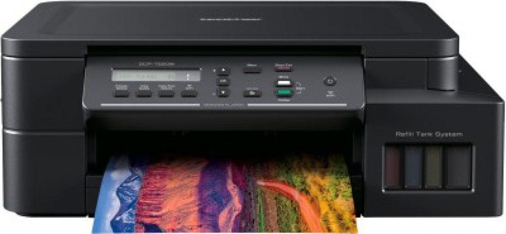 brother dcp t520w multi function wifi color printerblack ink tank 1