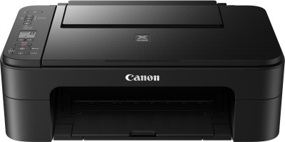 Canon PIXMA E3370 Multi-function WiFi Color Printer (Borderless Printing)(Black, Ink Cartridge)