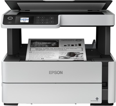 Epson M2140 Multi-function Monochrome Printer(White, Ink Bottle)
