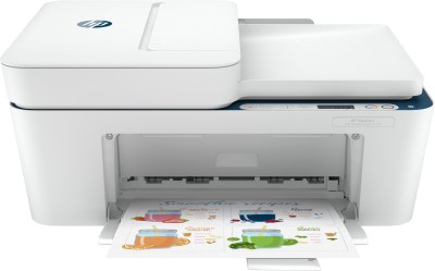 HP DeskJet Ink Advantage 4178 Multi-function WiFi Color Printer with Voice Activated Printing Google Assistant and Alexa(White, Blue, Ink Cartridge)