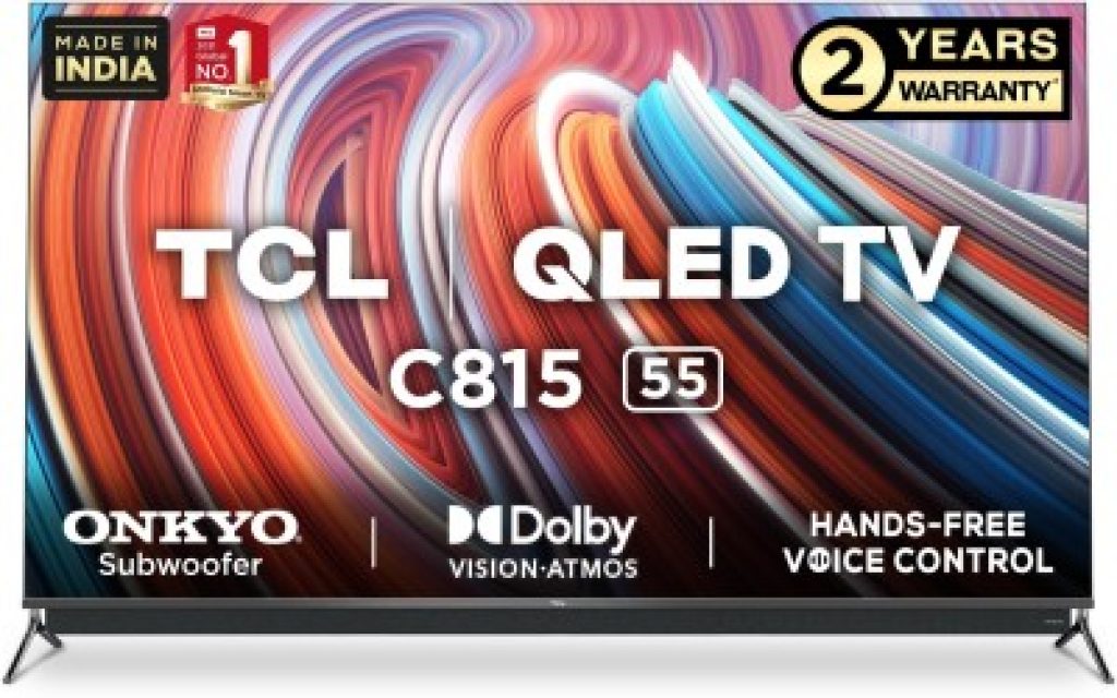 tcl c815 series 139 cm 55 inch qled ultra hd 4k smart android tv with 1