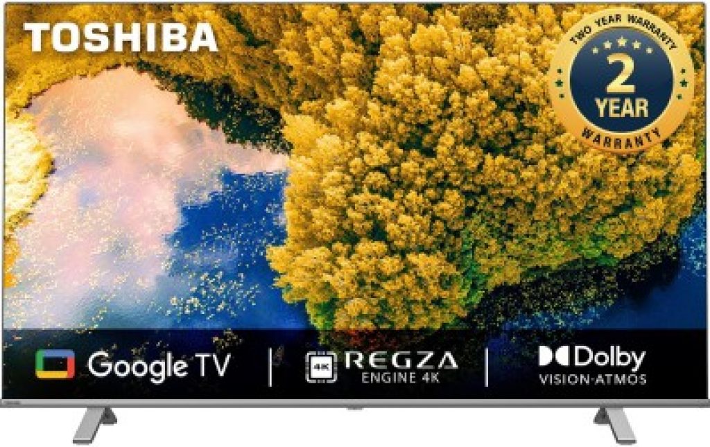 toshiba c350lp 108 cm 43 inch ultra hd 4k led smart google tv with dolby 1