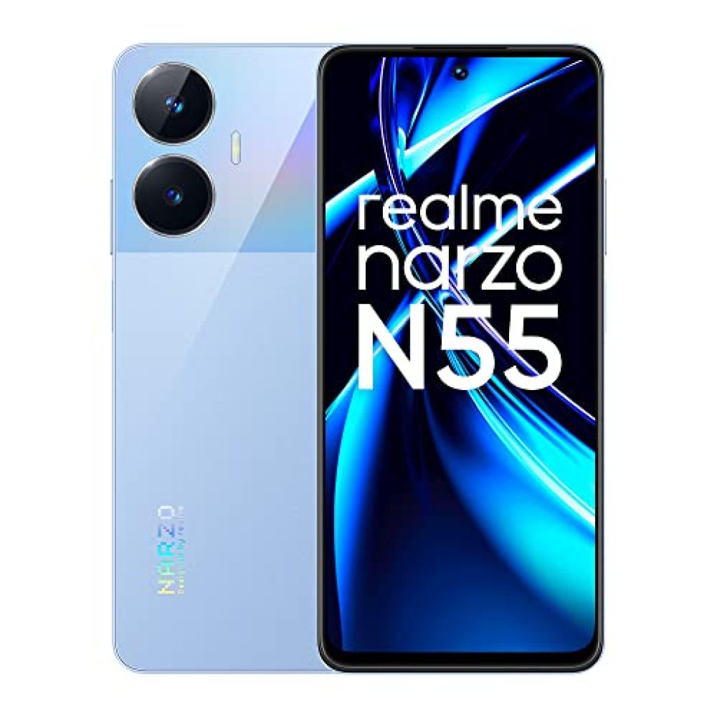 realme narzo n55 prime blue 4gb64gb 33w segment fastest charging super