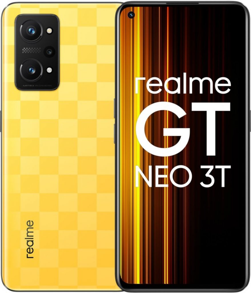 realme gt neo 3t dash yellow 128 gb6 gb ram