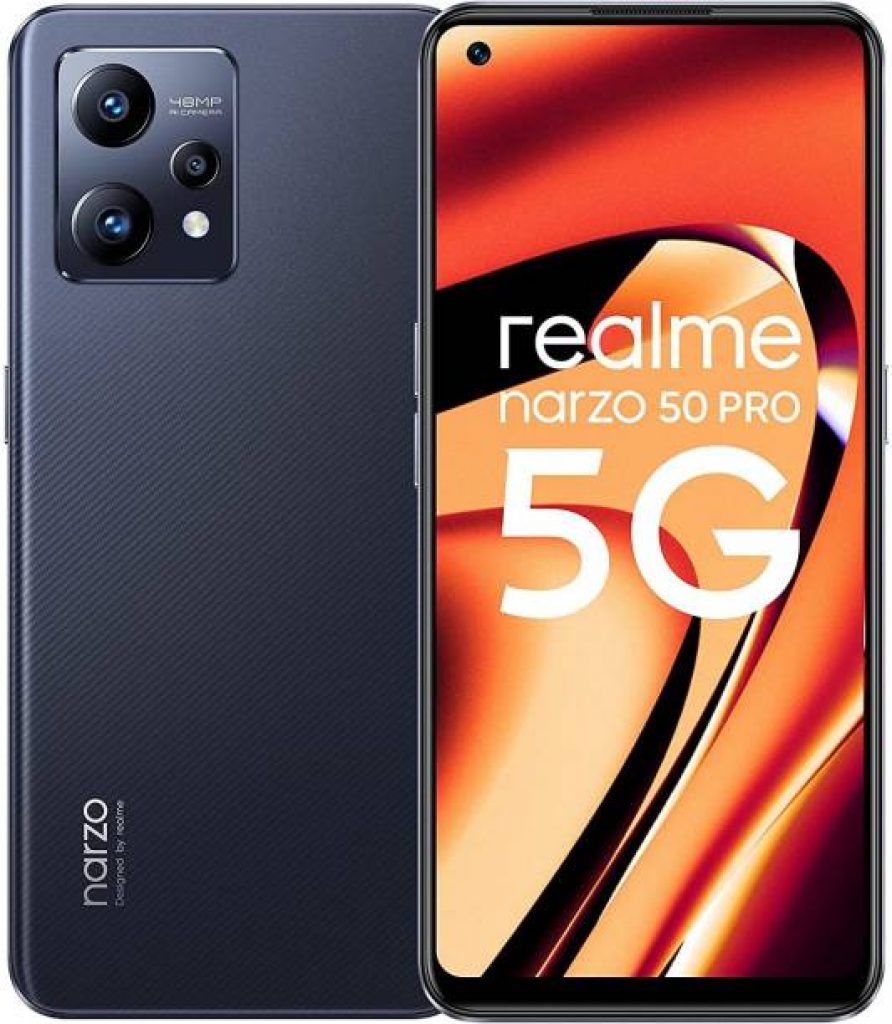 realme narzo 50 pro 5g hyper black 128 gb