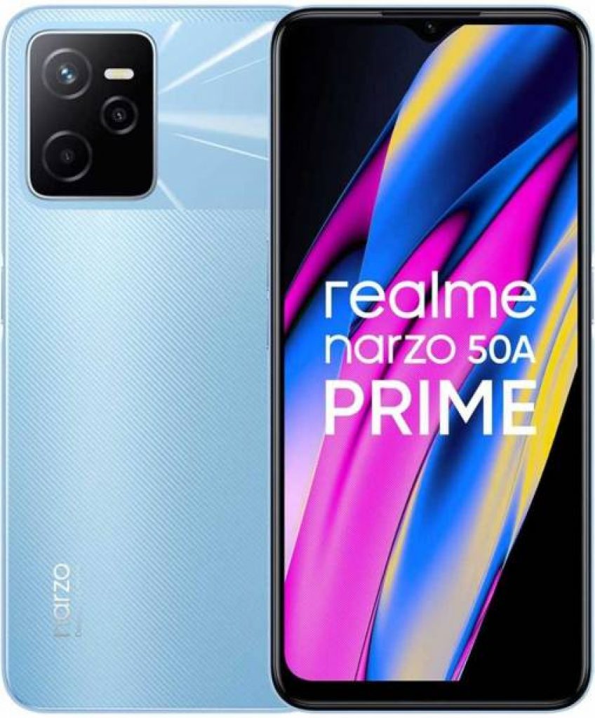 realme narzo 50a prime flash blue 64 gb