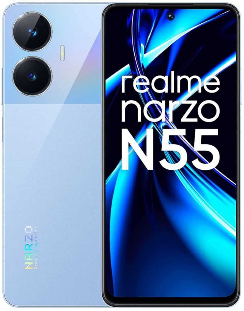 realme Narzo N55 (Prime Blue, 64 GB)(4 GB RAM)