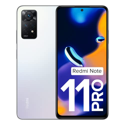 Redmi Note 11 Pro (Phantom White, 6GB RAM, 128GB Storage) | 67W Turbo Charge | 120Hz Super AMOLED Display | Charger Included | Get 2 Months of YouTube Premium Free!