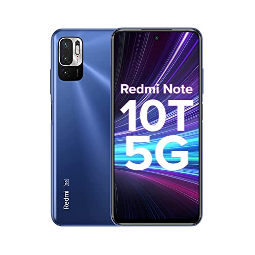 (Renewed) Redmi Note 10T 5G (Metallic Blue, 4GB RAM, 64GB Storage) | Dual5G | 90Hz Adaptive Refresh Rate | MediaTek Dimensity 700 7nm Processor