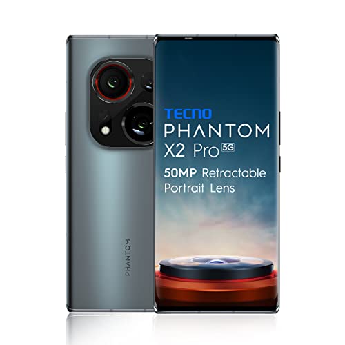 Tecno Phantom X2 Pro 5G Stardust Grey (12GB RAM,256GB Storage) | World's 1st Retractable 50MP Portrait Lens | World's 1st 4nm Dimensity 9000 5G Processor