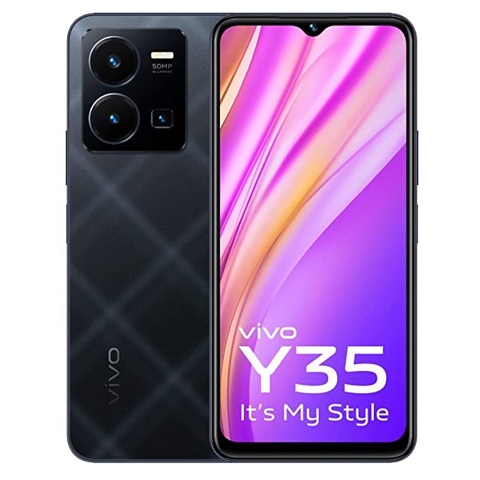 V Y35 (Agate Black, 8GB RAM, 128GB Storage)