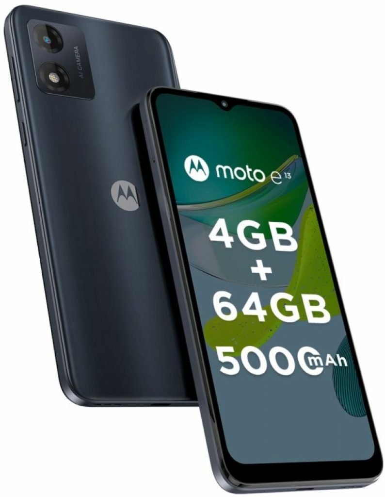 MOTOROLA e13 (Cosmic Black, 64 GB)(4 GB RAM)