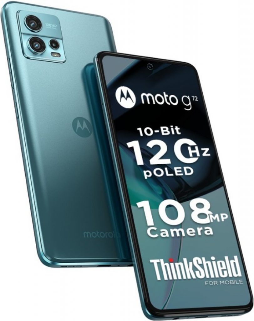 MOTOROLA g72 (Polar Blue, 128 GB)(6 GB RAM)