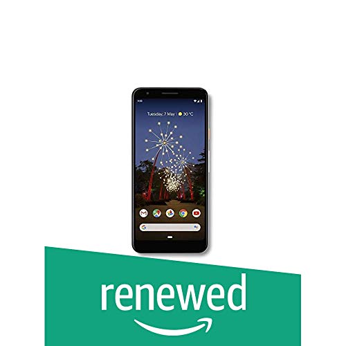 (Renewed) Google Pixel 3a (Clearly White, 64 GB) (4 GB RAM)