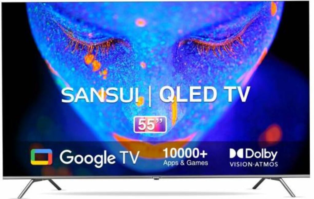 Sansui 139.7 cm (55 inch) Ultra HD (4K) LED Smart Android Based TV (JSW55GSQLED)