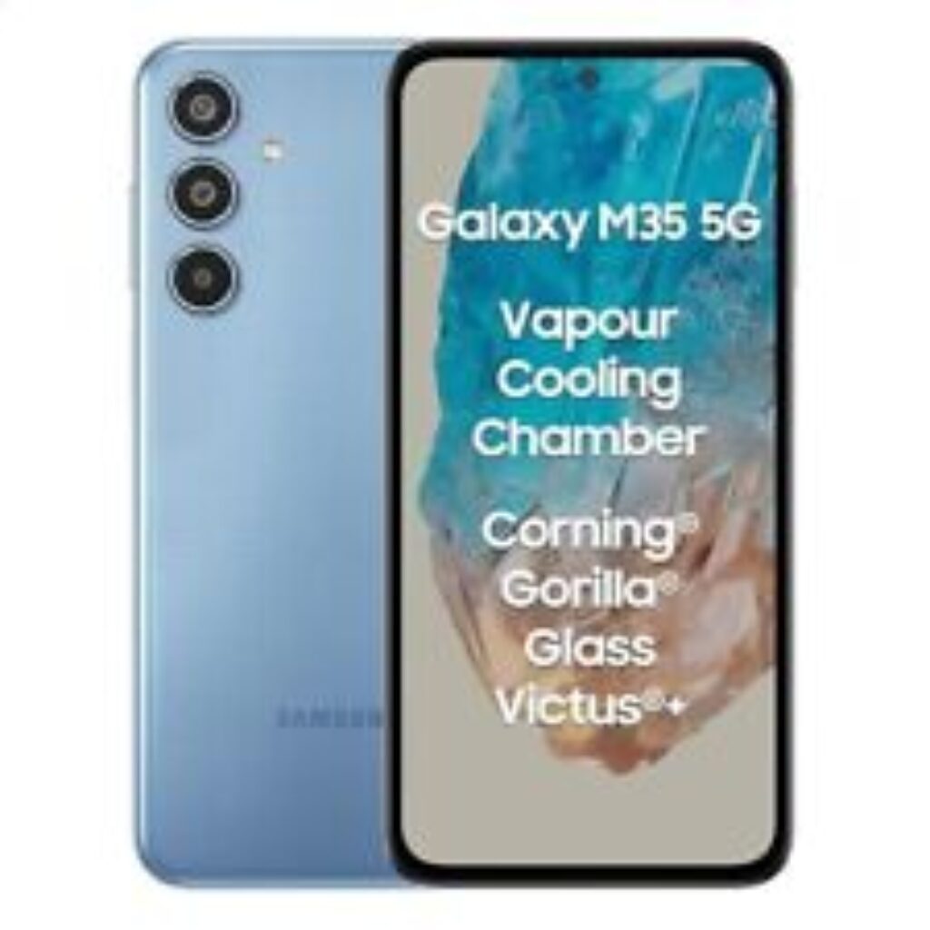 Samsung Galaxy M35 5G (DayBreak Blue,8GB RAM,256GB Storage)| Corning Gor